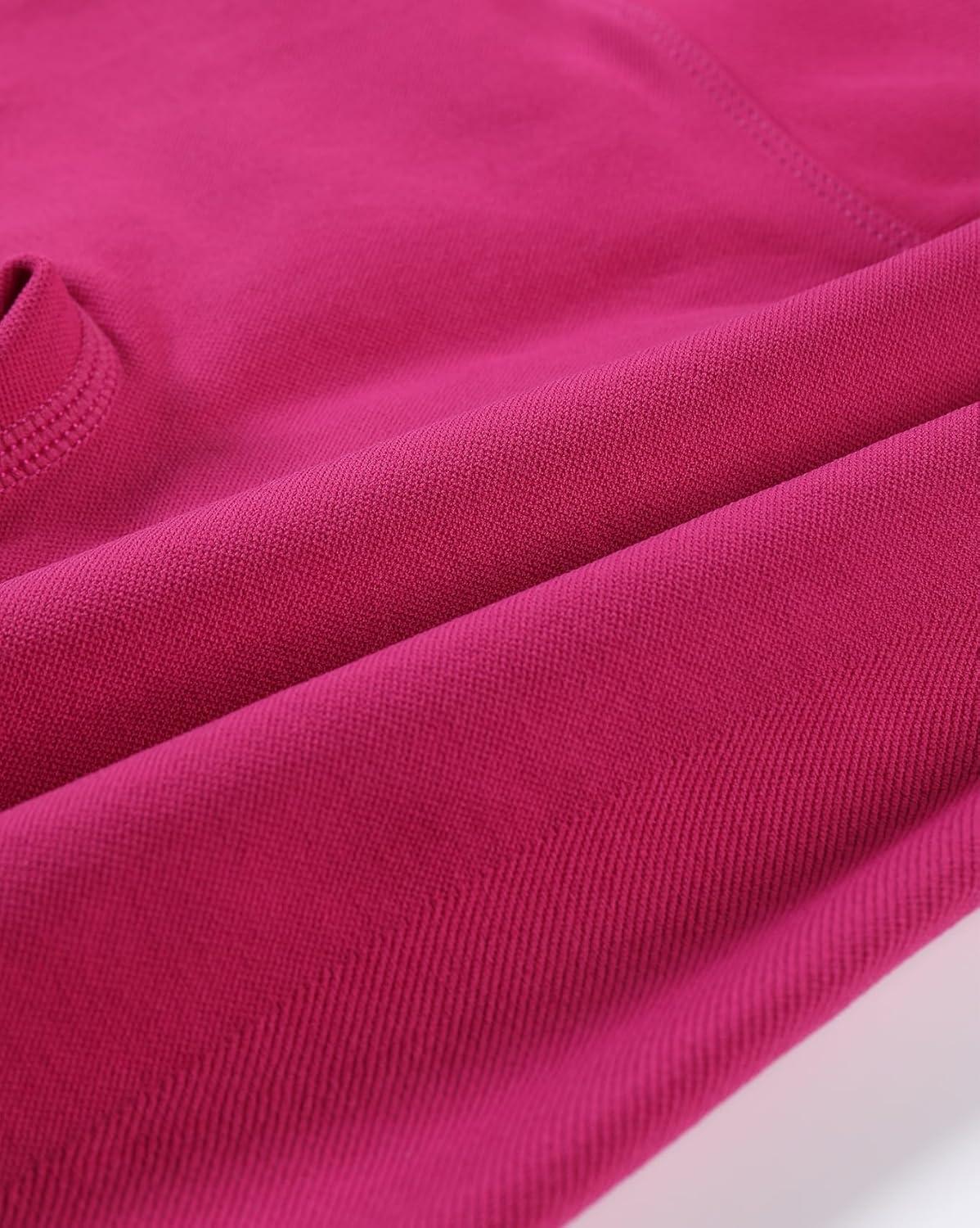 imageAUROLA Influence Workout Shorts for Women25 35 45 55 65 No Roll Up Squat Proof Scrunch Seamless Compression Gym ShortVivid Cerise