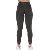 AUROLA CAMO Collection Workout Leggings for Women Subtle Logo Seamless Scrunch Gym Tights Yoga Running Active Pants(Asphalt Grey)