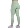 AUROLA CAMO Collection Workout Leggings for Women Subtle Logo Seamless Scrunch Gym Tights Yoga Running Active Pants(Camo-pastel Green)