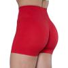 AUROLA Dream Collection Women Workout Shorts High Waist Gym Shorts, Scrunch Butt Seamless Athletic Shorts(Camo-bright Red)