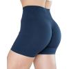 AUROLA Dream Collection Women Workout Shorts High Waist Gym Shorts, Scrunch Butt Seamless Athletic Shorts(Camo-dark Blue)