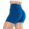 AUROLA Dream Collection Women Workout Shorts High Waist Gym Shorts, Scrunch Butt Seamless Athletic Shorts(Camo-lapis Blue)