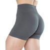 AUROLA Dream Collection Women Workout Shorts High Waist Gym Shorts, Scrunch Butt Seamless Athletic Shorts(Camo-light Grey)