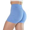 AUROLA Dream Collection Women Workout Shorts High Waist Gym Shorts, Scrunch Butt Seamless Athletic Shorts(Camo-serenity Blue)