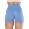 AUROLA Dream Collection Women Workout Shorts High Waist Gym Shorts, Scrunch Butt Seamless Athletic Shorts(Camo-serenity Blue)