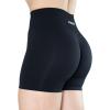 AUROLA Dream Collection Women Workout Shorts High Waist Gym Shorts, Scrunch Butt Seamless Athletic Shorts(Pack (Dark Black/Java Coffee/Cappuccino))
