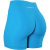 AUROLA Dream Collection Women Workout Shorts High Waist Gym Shorts, Scrunch Butt Seamless Athletic Shorts(Pack(black/Raspberry Sorbet/Blue Danube))