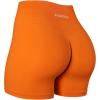AUROLA Dream Collection Women Workout Shorts High Waist Gym Shorts, Scrunch Butt Seamless Athletic Shorts(Persimmon Orange)