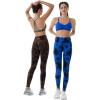 AUROLA Dream Collection Workout Leggings for Women High Waist Seamless Scrunch Athletic Running Gym Fitness Active Pants(Blue-black Tie Dye)