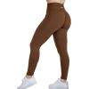 AUROLA Dream Collection Workout Leggings for Women High Waist Seamless Scrunch Athletic Running Gym Fitness Active Pants(Cappuccino)