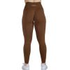AUROLA Dream Collection Workout Leggings for Women High Waist Seamless Scrunch Athletic Running Gym Fitness Active Pants(Cappuccino)