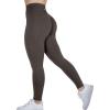 AUROLA Dream Collection Workout Leggings for Women High Waist Seamless Scrunch Athletic Running Gym Fitness Active Pants(Chestnut Brown)