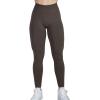 AUROLA Dream Collection Workout Leggings for Women High Waist Seamless Scrunch Athletic Running Gym Fitness Active Pants(Chestnut Brown)