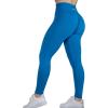 AUROLA Dream Collection Workout Leggings for Women High Waist Seamless Scrunch Athletic Running Gym Fitness Active Pants(Diva Blue)
