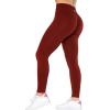 AUROLA Dream Collection Workout Leggings for Women High Waist Seamless Scrunch Athletic Running Gym Fitness Active Pants(Fired Brick)
