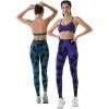 AUROLA Dream Collection Workout Leggings for Women High Waist Seamless Scrunch Athletic Running Gym Fitness Active Pants(Green-black Tie Dye)