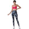 AUROLA Dream Collection Workout Leggings for Women High Waist Seamless Scrunch Athletic Running Gym Fitness Active Pants(Grey-black Tie Dye)