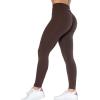 AUROLA Dream Collection Workout Leggings for Women High Waist Seamless Scrunch Athletic Running Gym Fitness Active Pants(Java Coffee)