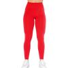 AUROLA Dream Collection Workout Leggings for Women High Waist Seamless Scrunch Athletic Running Gym Fitness Active Pants(Lychee)