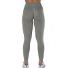 AUROLA Dream Collection Workout Leggings for Women High Waist Seamless Scrunch Athletic Running Gym Fitness Active Pants(Pack(black/Asphalt Grey/Ultimate Gray))