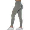 AUROLA Dream Collection Workout Leggings for Women High Waist Seamless Scrunch Athletic Running Gym Fitness Active Pants(Pack(black/Asphalt Grey/Ultimate Gray))