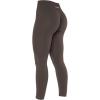 AUROLA Dream Collection Workout Leggings for Women High Waist Seamless Scrunch Athletic Running Gym Fitness Active Pants(Pack(black/Jacaranda/Chestnut Brown))