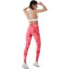 AUROLA Dream Collection Workout Leggings for Women High Waist Seamless Scrunch Athletic Running Gym Fitness Active Pants(Pink Fire Tie Dye)