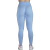 AUROLA Dream Collection Workout Leggings for Women High Waist Seamless Scrunch Athletic Running Gym Fitness Active Pants(Serenity Blue)