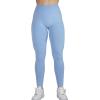 AUROLA Dream Collection Workout Leggings for Women High Waist Seamless Scrunch Athletic Running Gym Fitness Active Pants(Serenity Blue)