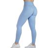 AUROLA Dream Collection Workout Leggings for Women High Waist Seamless Scrunch Athletic Running Gym Fitness Active Pants(Serenity Blue)