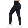 AUROLA Dream Collection Workout Leggings for Women High Waist Seamless Scrunch Athletic Running Gym Fitness Active Pants(Set(black+black))