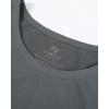 AUROLA Essentials Seamless Short Sleeve Crop Top for Women Workout Active Comfort Athletic Shirts Tee(Steel Grey)