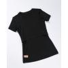 AUROLA Everyday Fitted T-Shirt for Women,Crew Neck Basic Short Sleeves T ShirtCrop Tops Modal Slim Fit Tee(Black)