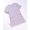 AUROLA Everyday Fitted T-Shirt for Women,Crew Neck Basic Short Sleeves T ShirtCrop Tops Modal Slim Fit Tee(Orchid Tint)