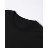 AUROLA Everyday Tshirt for Women, Workout Tops Short Sleeve Lightweight Shirts, Yoga Running Gym Athletic Tee Top(Black)