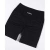 AUROLA Impressive Collection Workout Shorts for Women,High Waisted V-Shape Seam Gym Embossed Logo Athletic Fitness Short(Black)