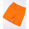AUROLA Impressive Collection Workout Shorts for Women,High Waisted V-Shape Seam Gym Embossed Logo Athletic Fitness Short(Persimmon Orange)