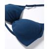 AUROLA Influence Adjustable Strappy Sports Bras for Women,Low Support Seamless Backless Padded Straps Impact Yoga Gym Bra(Ensign Blue)