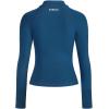 AUROLA Influence Athletic Workout Jacket for Women, Lightweight Slim Fit Full Zip Running Yoga Sports Jacket with Thumb Holes(Ensign Blue)