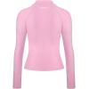 AUROLA Influence Athletic Workout Jacket for Women, Lightweight Slim Fit Full Zip Running Yoga Sports Jacket with Thumb Holes(Sweet Pink)
