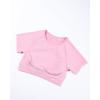 AUROLA Influence Crop Top Workout Shirts for Women, Ultra-Soft Seamless Gym T Shirts Short Sleeve Running Workout Tops(Sweet Pink)