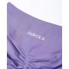 AUROLA Influence Workout Shorts for Women,2.5 3.5 4.5 5.5 6.5 No Roll Up Squat Proof Scrunch Seamless Compression Gym Short(Chalk Violet)