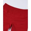 AUROLA Influence Workout Shorts for Women,2.5 3.5 4.5 5.5 6.5 No Roll Up Squat Proof Scrunch Seamless Compression Gym Short(Chili Red)