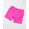 AUROLA Influence Workout Shorts for Women,2.5 3.5 4.5 5.5 6.5 No Roll Up Squat Proof Scrunch Seamless Compression Gym Short(Cyber Pink)