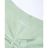 AUROLA Influence Workout Shorts for Women,2.5 3.5 4.5 5.5 6.5 No Roll Up Squat Proof Scrunch Seamless Compression Gym Short(Fog Green)