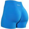 AUROLA Influence Workout Shorts for Women,2.5 3.5 4.5 5.5 6.5 No Roll Up Squat Proof Scrunch Seamless Compression Gym Short(Indigo)