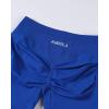 AUROLA Influence Workout Shorts for Women,2.5 3.5 4.5 5.5 6.5 No Roll Up Squat Proof Scrunch Seamless Compression Gym Short(Klein Blue)