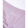 AUROLA Influence Workout Shorts for Women,2.5 3.5 4.5 5.5 6.5 No Roll Up Squat Proof Scrunch Seamless Compression Gym Short(Lilac Snow)