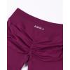 AUROLA Influence Workout Shorts for Women,2.5 3.5 4.5 5.5 6.5 No Roll Up Squat Proof Scrunch Seamless Compression Gym Short(Magenta)