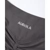 AUROLA Influence Workout Shorts for Women,2.5 3.5 4.5 5.5 6.5 No Roll Up Squat Proof Scrunch Seamless Compression Gym Short(Plum Truffle)